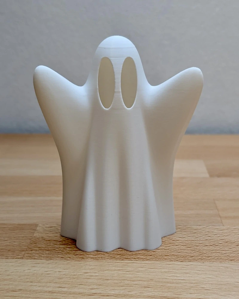 Dekorativní duch – svítící dekorace na LED svíčku