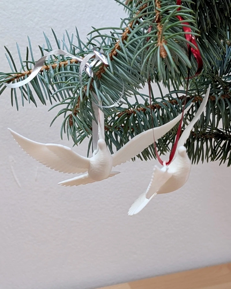 Vánoční hrdličky (2 ks) - dárkové balení