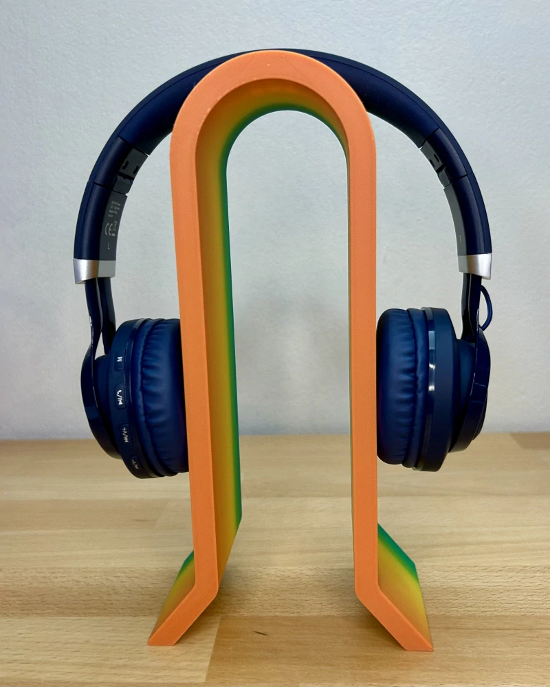 Stojánek na sluchátka - duhový