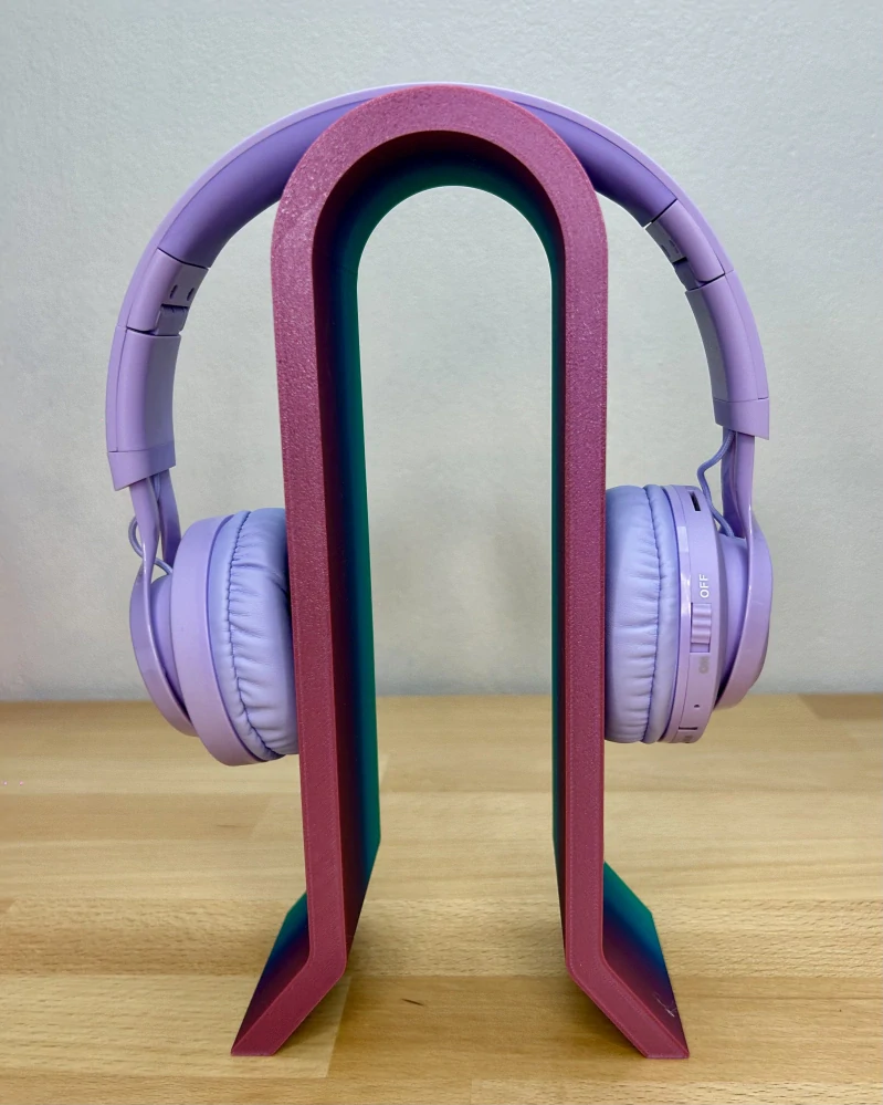 Stojánek na sluchátka - duhový