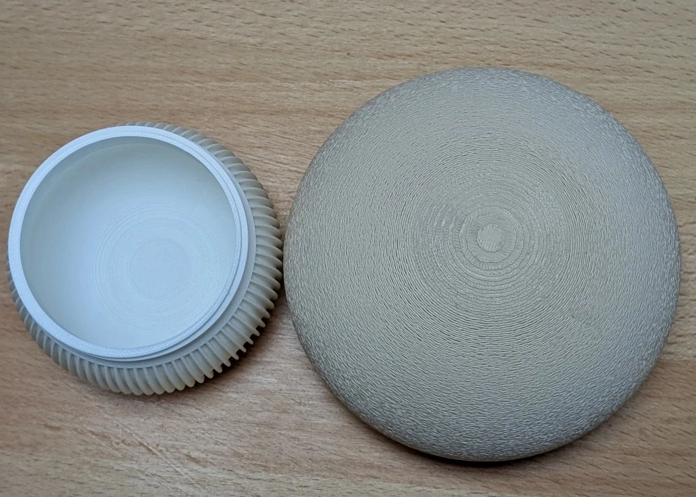 Dekorativní houba box – Japandi styl (střední)