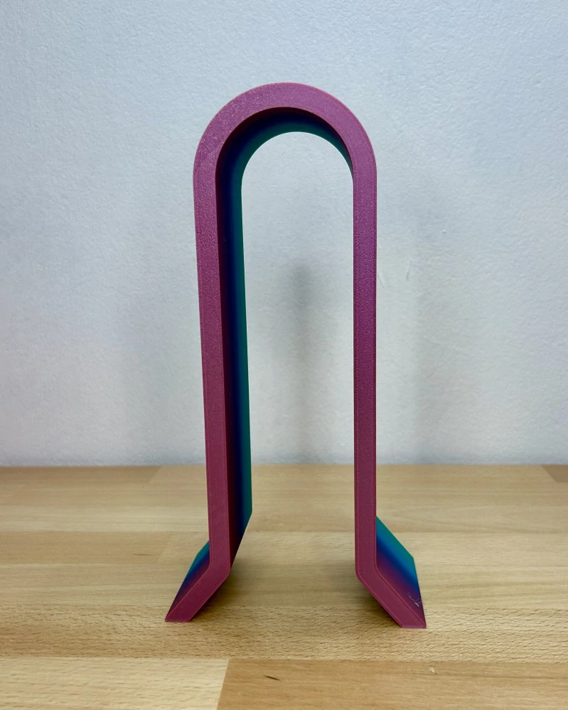 Stojánek na sluchátka - duhový
