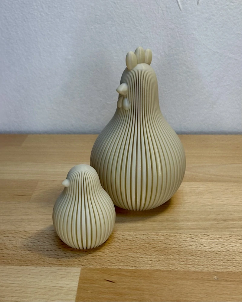 Japandi set slepička & kuřátko – velikonoční dekorace