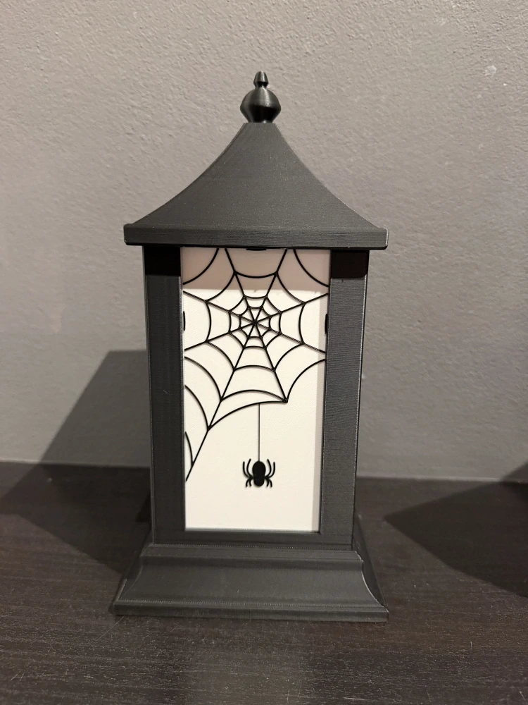 Halloweenská lucerna na LED svíčku