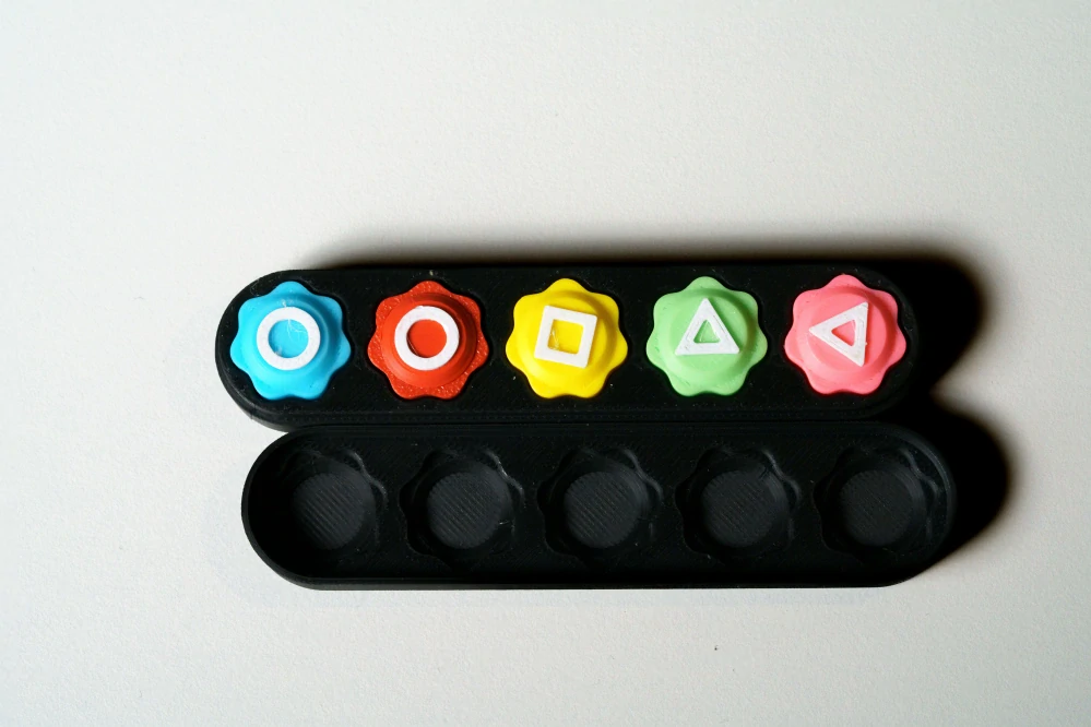 Korejská tradiční hra Gonggi – 3D tištěná verze