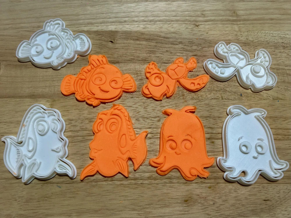 3D Tištěná Vykrajovátka – inspirováno filmem Hledá se Nemo