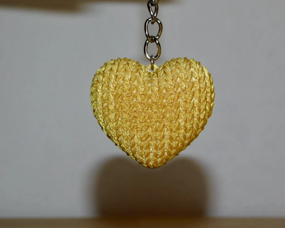 Háčkované srdíčko