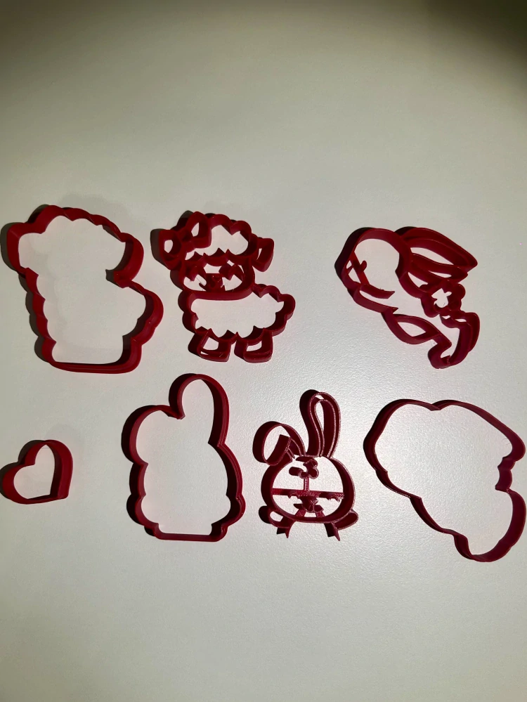 3D Tištěná Vykrajovátka – Velikonoční sada II