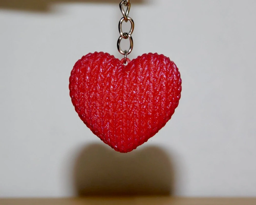 Háčkované srdíčko