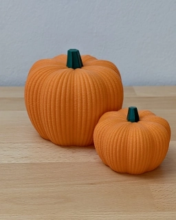 Dekorativní dýně - set (malá a velká)