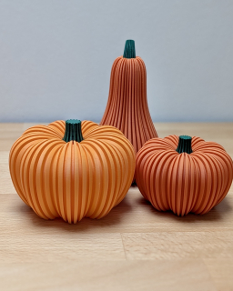 Velký set halloweenských dýní – velká, malá a vysoká