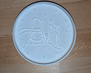 3D Tištěné Vykrajovátko – Princ a liška na planetce (inspirováno příběhem)