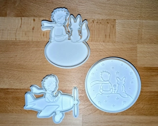 3D Tištěná Vykrajovátka – Sada „Princ a jeho světy“ (inspirováno příběhem)