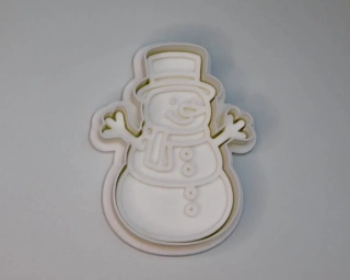3D Tištěné Vykrajovátko – Sněhulák