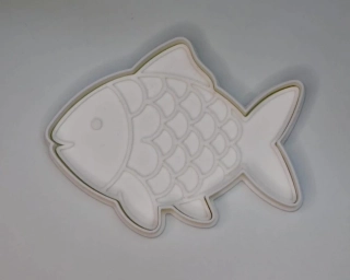 3D Tištěné Vykrajovátko – Vánoční kapr / ryba