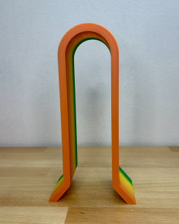 Stojánek na sluchátka - duhový