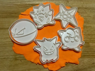 3D Tištěná Vykrajovátka – Pokémon Edice (inspirováno postavičkami Pokémon)