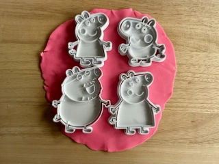 3D Tištěná Vykrajovátka – inspirováno pohádkou Peppa Pig