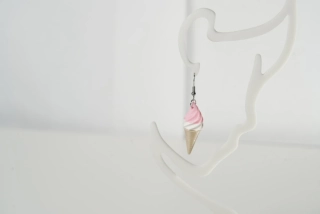 Náušnice - točená zmrzlina