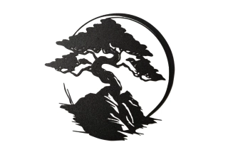 Wall Art Bonsai s měsícem